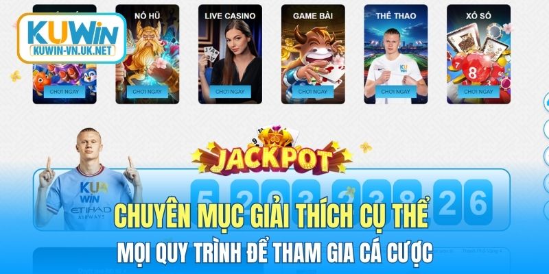 Chuyên mục giải thích cụ thể mọi quy trình để tham gia cá cược